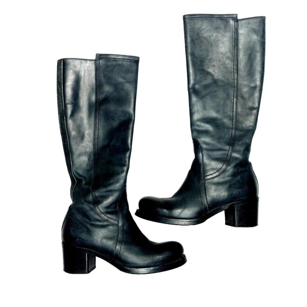 Alberto Fermani Riding Boots Womens 36 Gray 50th Anniversary Leather